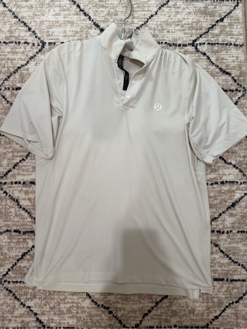 lululemon athletica White Short-Sleeve Performance Polo